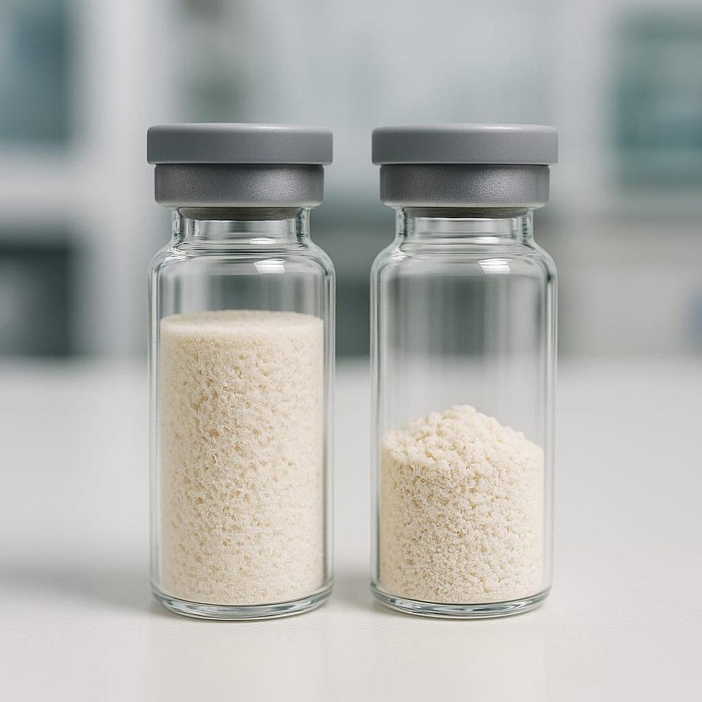 BPC-157 peptide lyophilized powder vial